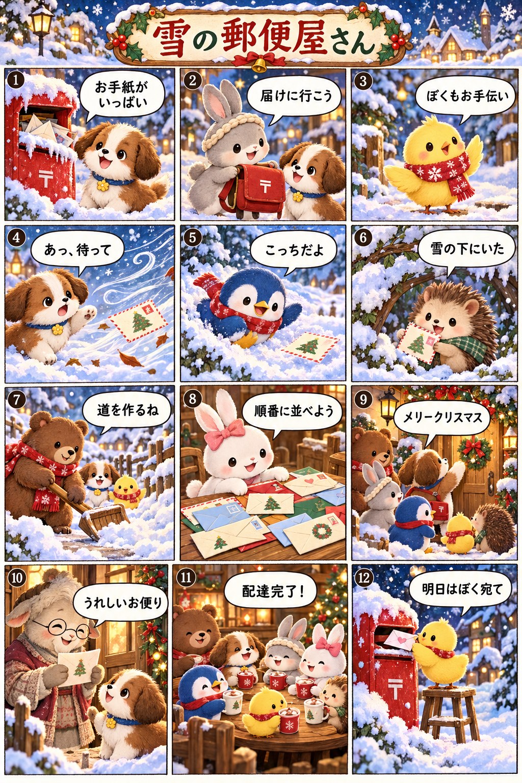 雪の郵便屋さんの表紙